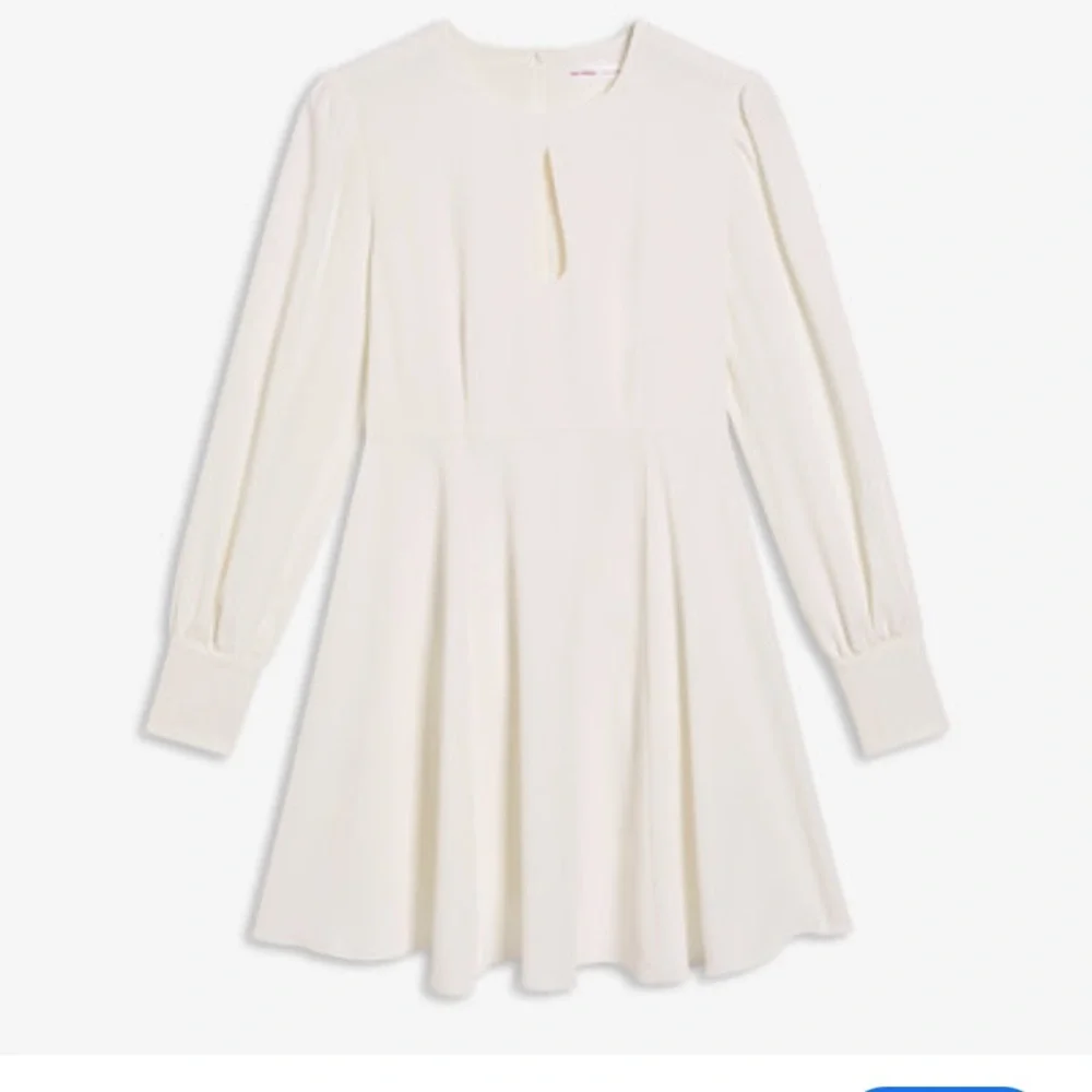 Joe Fresh x Roxy Earle BNWT women’s winter white key hole skater dress size 16 - Picture 12 of 12